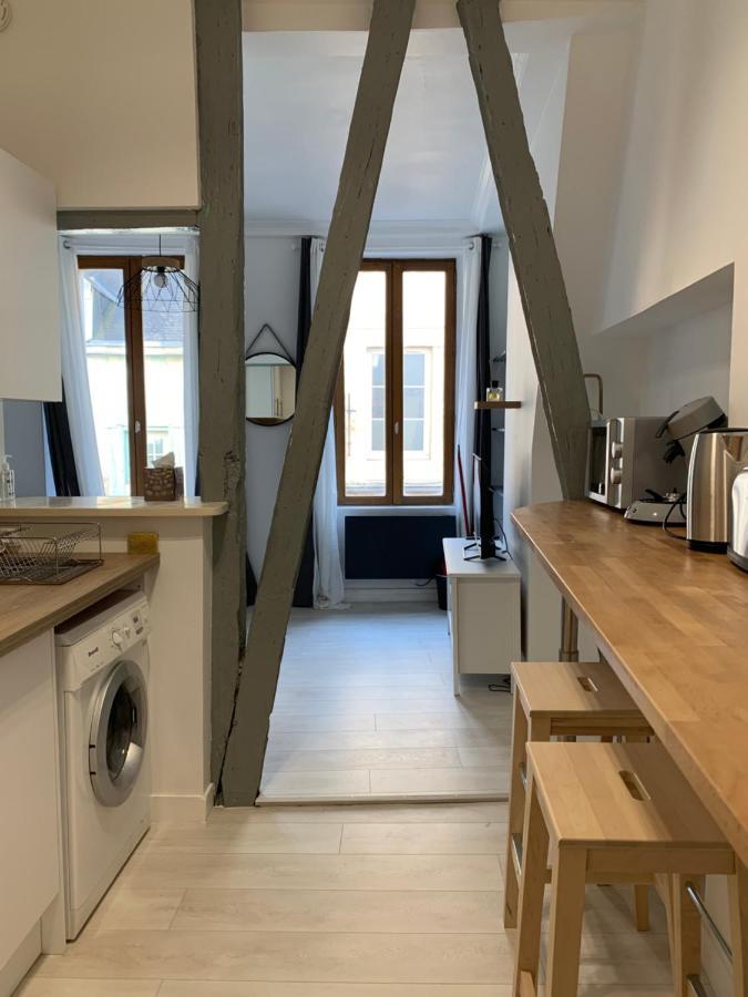 Ferienwohnung Charmant F2 Centre Ville De Rouen Exterior foto